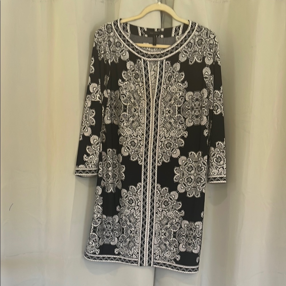 BCBG Max Azaria Black and White Dress